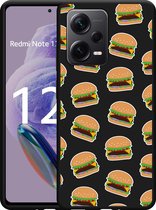 Cazy Hoesje Zwart geschikt voor Xiaomi Redmi Note 12 Pro+ 5G Burgers