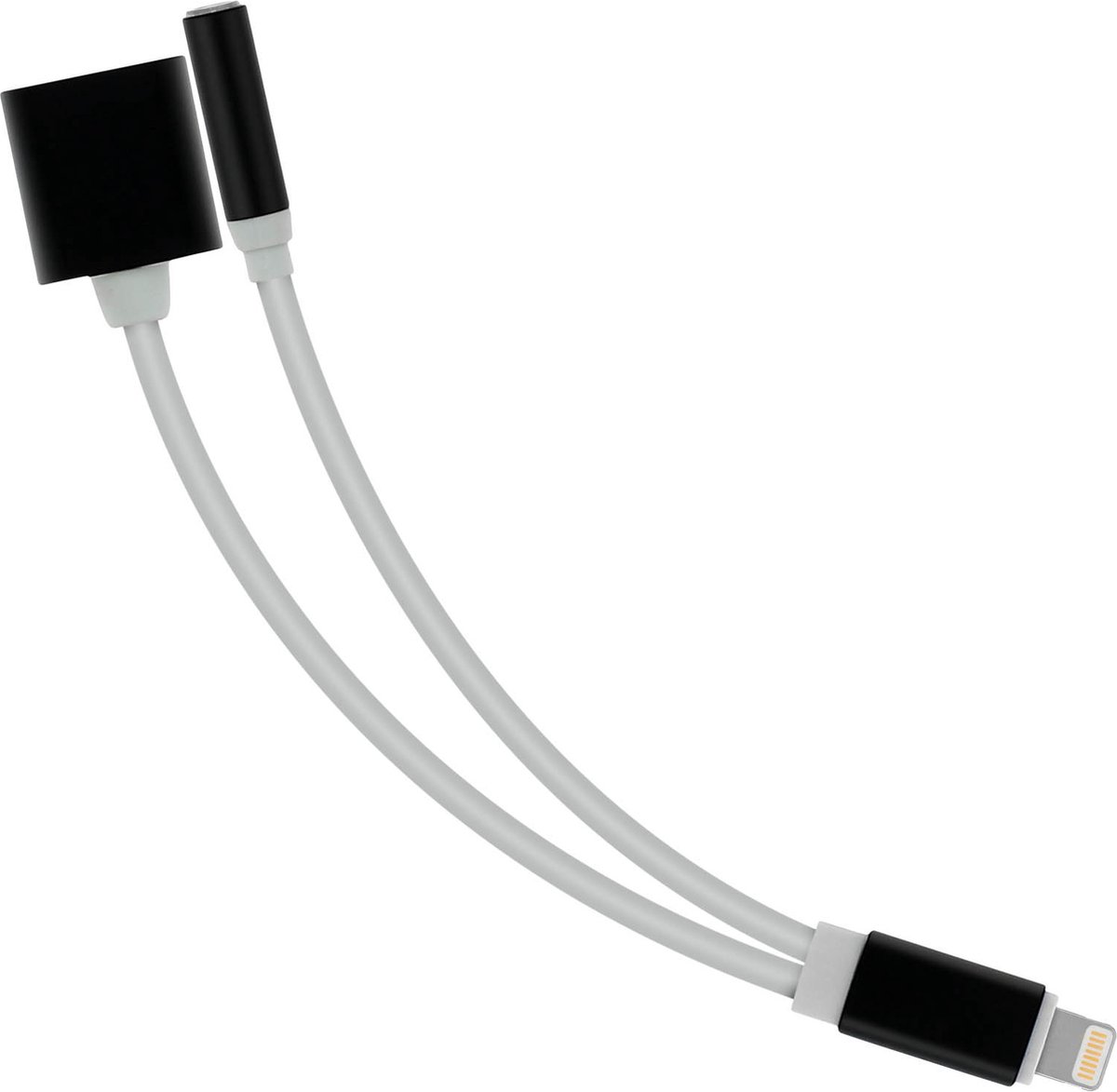 Avizar Audio-adapter Geschikt voor Lightning Apple Lightning-audio, Wit