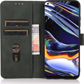 KHAZNEH Google Pixel 8 Hoesje Kunstleer Wallet Book Case Groen