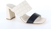La Strada 2101625 BEIGE/BLACK dames slippers maat 42 beige