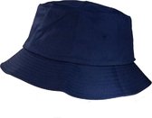 New Age Devi - Unisex-Donkerblauwe Hoed: Bucket Hat, Vissershoedje, Festivalhoedje, Regenhoedje, Zonnehoedje, Emmerhoed, Zon
