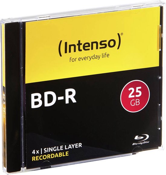 Blu-ray BD-R vierge Intenso 5001215 jewelcase 5 pc(s) 25 GB