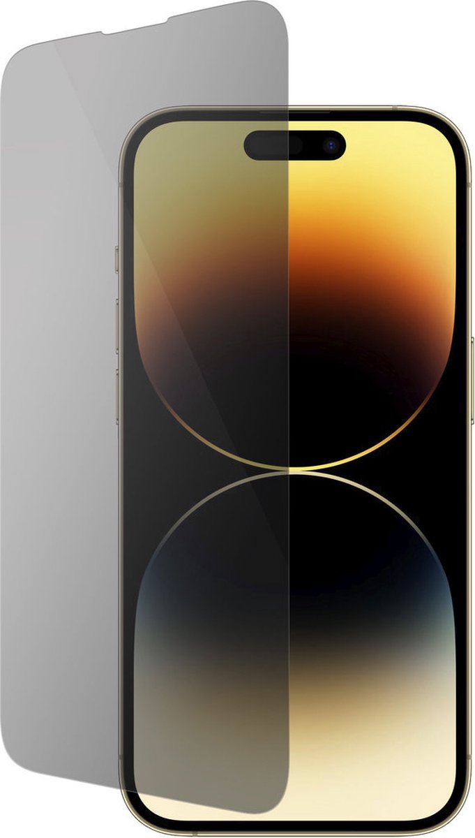Mobiparts Privacy Screenprotector geschikt voor Apple iPhone 14 Pro Max - Privacy bescherming - Gehard Glas - Anti-bacterieel