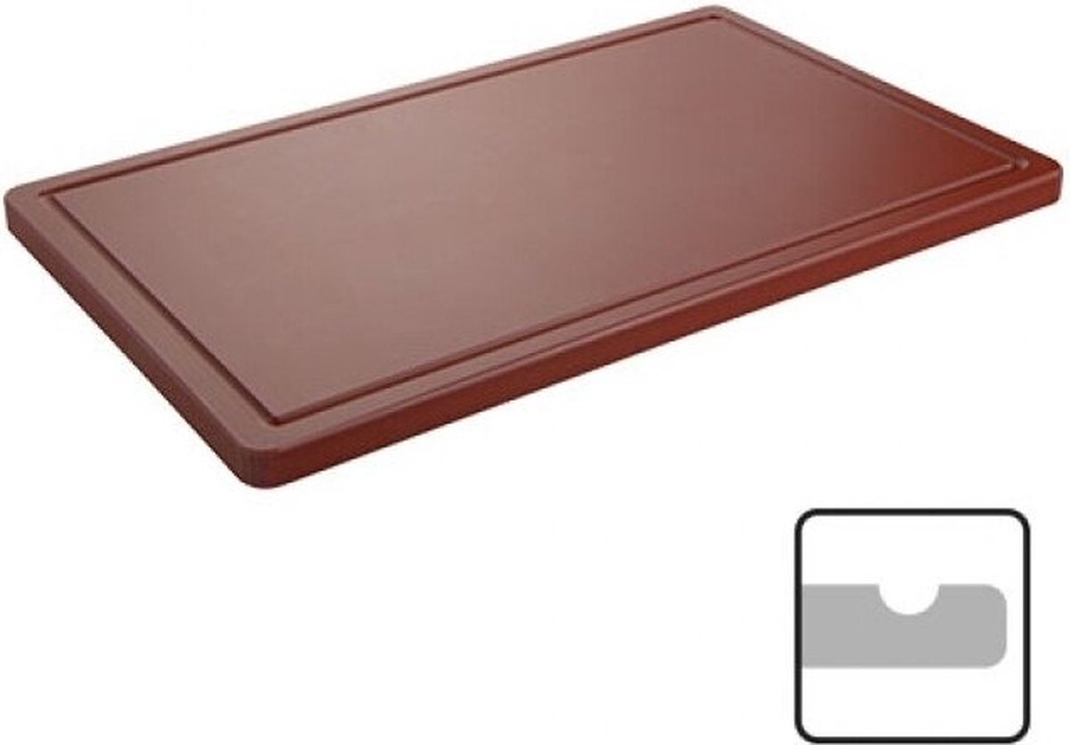 Snijblad 2(H)X60X35cm Geul - CaterChef 882562 - Dikke Plank - Horeca