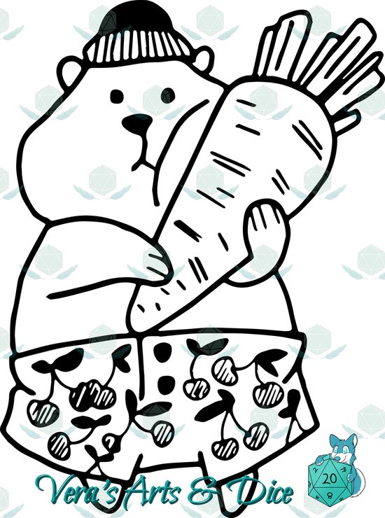 Knuffelende Bever Sticker - Dieren in het Dagelijks Leven | Vera's Arts ...