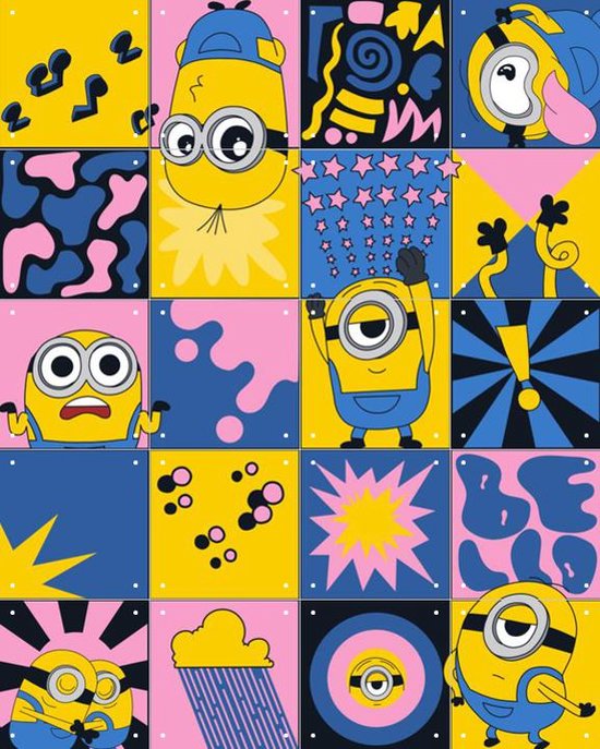 IXXI The Minions Chaos - Wanddecoratie - Film & TV - 80 x 100 cm