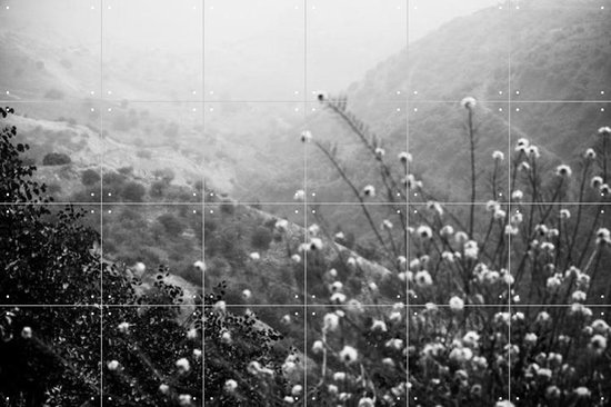 IXXI Early Morning Mountains - Wanddecoratie - Fotografie - 120 x 80 cm
