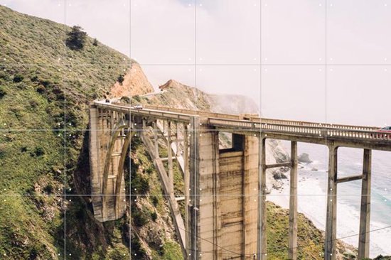 IXXI Bixby Creek Bridge - Wanddecoratie - Landen - 120 x 80 cm