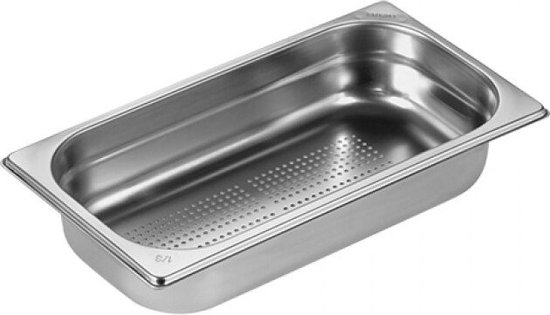 Gastronorm Bak 1/3 GN Geperforeerd 6,5 cm - Maxima
