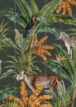 IXXI Mighty Jungle - Wanddecoratie - Grafisch Ontwerp - 100 x 140 cm