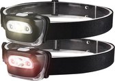 MMOBIEL 2x Hoofdlamp LED Verstelbare Koplamp - Unisex Hoofdzaklamp voor joggen, klussen, werken en kamperen - 2 Stuks - Zwart
