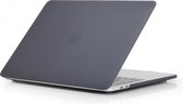 Lunso - Geschikt voor MacBook Pro 13 inch (2020-2022) - cover hoes - Mat Zwart - Vereist model A2251 / A2289 / A2338 / A2686