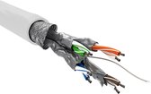 S/FTP CAT6 Gigabit Netwerkkabel - CCA - 26AWG - Soepel - 305 meter - Wit
