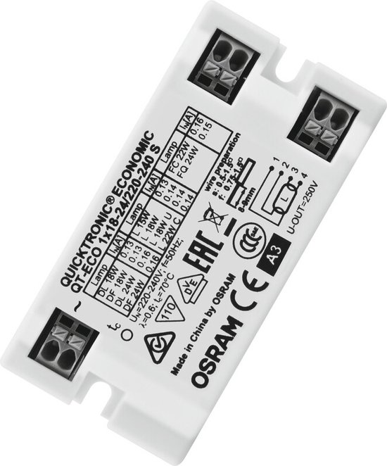 OSRAM Fluorescentielampen, Compacte fluorescentielamp Elektronisch voorschakelapparaat 24 W (1 x 24 W)