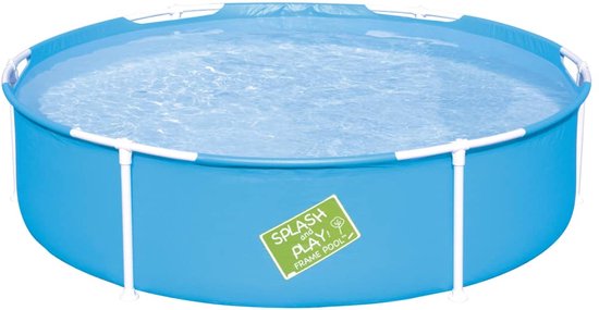 Piscinette My First Frame Ronde 152x38 Cm - Piscine Enfant à Structure Métal Anticorrosion