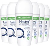 Bol.com Neutral Sensitive Skin Deodorant Roller - 6 x 50 ml - Voordeelverpakking aanbieding