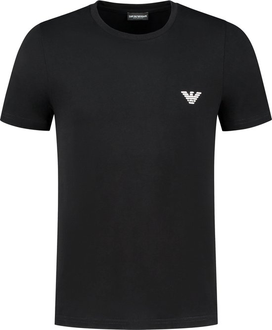 T-shirt à col rond avec logo pour hommes - Taille L