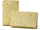 Keukenspons houtpulp - Biologisch - 2 stuks - Schoonmaak spons