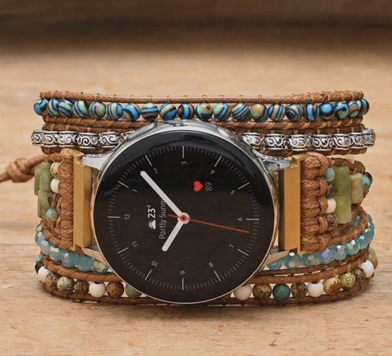 Samsung Galaxy - bohemian - ibiza stijl - wikkelarmband - boho - horlogebandje