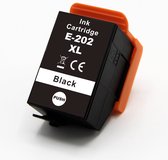 Inktcartridge Geschikt voor Epson 202 / 202XL - Zwart | Cartridge Geschikt voor Expression Premium XP 6000 - XP 6005 - XP 6100 - XP 6105