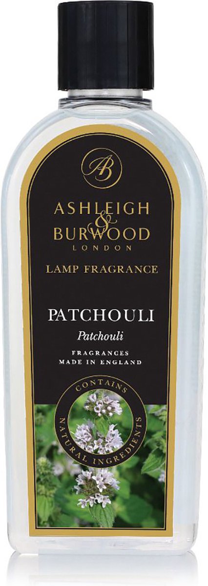 Ashleigh & Burwood lamp Olie Patchouli 500ml - luchtverfrisser - navulling - Ashleigh & Burwood