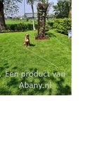 Abany quality design - vakantielijn voor uw eigen hondentuig - donkerblauw – 3 meter hondenlijn - 2x hondenpin - grondpin hond - aanlegspiraal hond - aanleglijn - grondanker hond - vastlegspiraal - grondpen - met aanleg kabel - 15R1908
