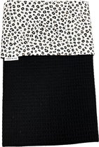 baby deken kinderwagen deken wieg deken zwart panter 60 x 90 cm