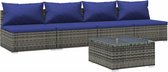 vidaXL-5-delige-Loungeset-met-kussens-poly-rattan-grijs