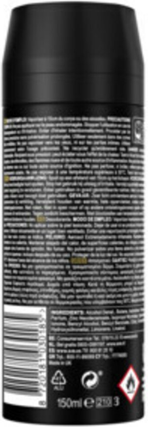 Axe Gold Bodyspray Deodorant - 6 x 150 ml - Voordeelverpakking - Axe