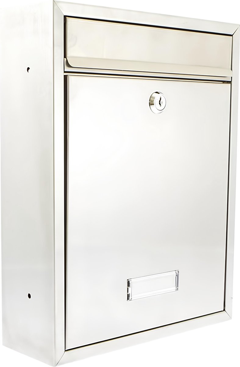 Trent 702475 weerbestendige brievenbus van roestvrij staal, 260 x 340 x 88 mm