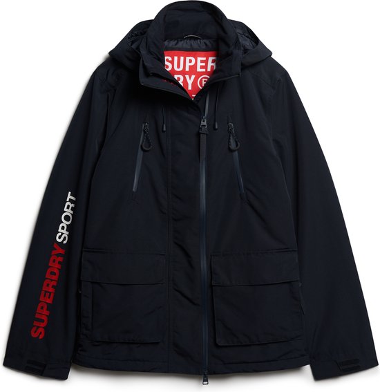 Heren Gewatteerde Elite SD-Windcheater jas in black | NL
