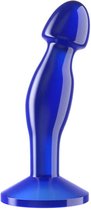 Flawless clear prostaat buttplug - Stijl 2 - Blauw