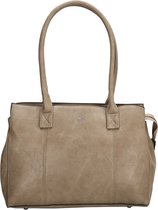 Charm London Dow Gate Shopper 13,3 inch (29,4x16,6 cm.) - Donkertaupe