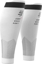 Sports Compression Calf Sleeves Compressport R2v2 White