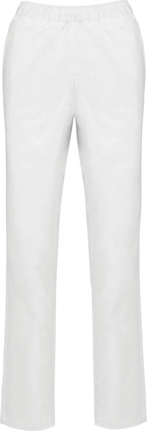 Pantalon Femme L WK. Conçu pour Work White 65 % polyester, 35 % Katoen