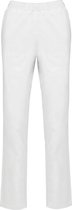 Pantalon Femme L WK. Conçu pour Work White 65 % polyester, 35 % Katoen
