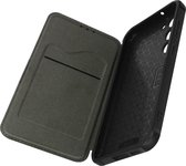 Flip Wallet Case geschikt voor Samsung S23 Plus Stand-Functie Donkergroen