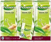 Pickwick Prof.thé vert gingembre & citronnelle 25 sachets de 1,5 gr par carton, carton 4X3 cartons