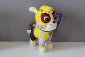 Paw Patrol - Mighty Pup - Pluche 20 cm -Rubble