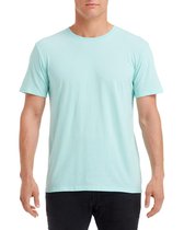 Volwassen Tri-Blend T-shirt Maat L Turquoise