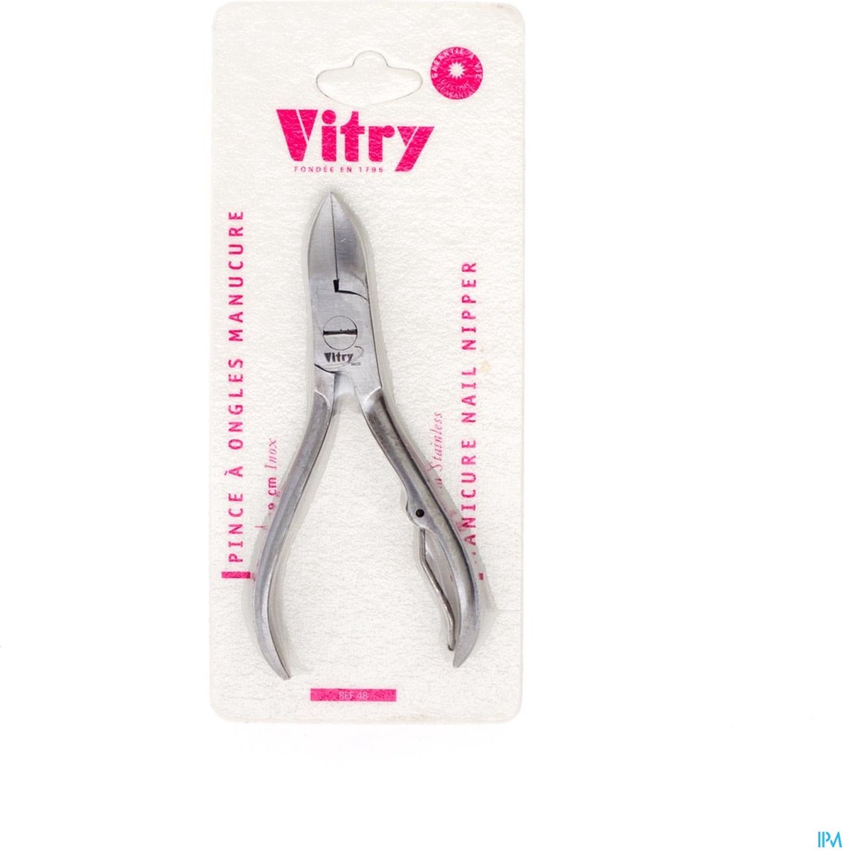 Goedkoopste Vitry Classic Pincet Nagels 10cm Inox 1048