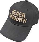 Black Sabbath - Text Logo Baseball pet - Zwart