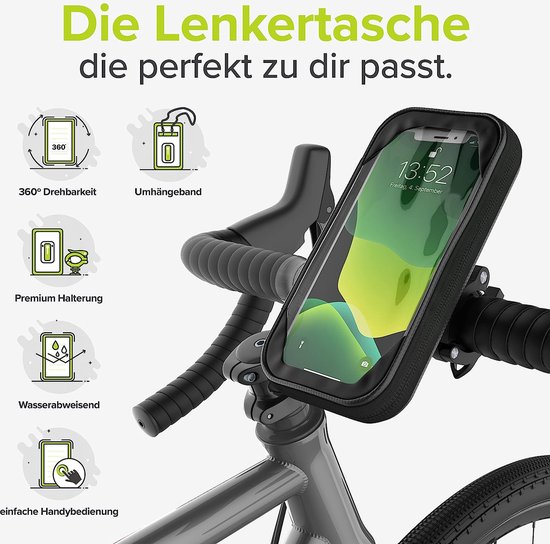 Acheter Support de téléphone portable pour vélo, boucle arrière