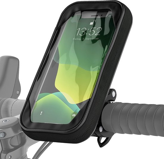 Support de téléphone portable pour moto et vélo, guidon rotatif à 360 °,  support de téléphone