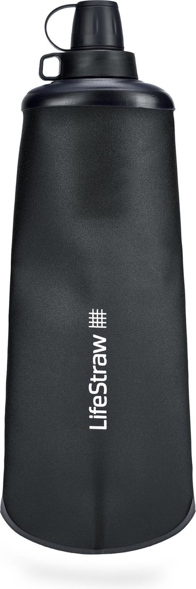 Lifestraw - Squeeze Bottle - Waterfilter 1 Liter - Antraciet