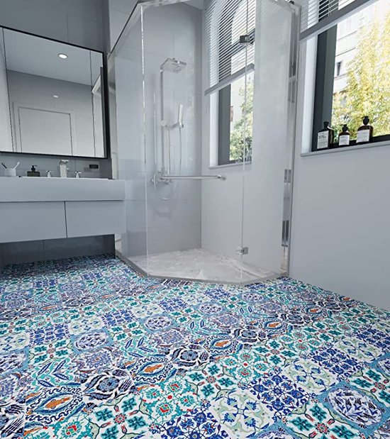 Tegelstickers voor vloer/muur, om af te pellen en op te plakken, zelfklevende spatbescherming, tegelstickers voor keuken, badkamer, 15 x 15 cm x 10 Tegelstickers voor vloer/muur, om af te pellen en op te plakken, zelfklevende spatbescherming, tegelstickers voor keuken, badkamer, 15 x 15 cm x 10