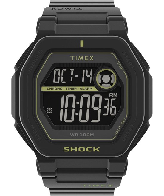 Timex Command Encounter TW2V59800 Horloge - Kunststof - Zwart - Ø 42.5 mm