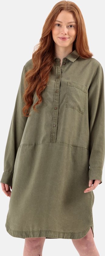 Camel Active Overhemdjurk Met Ceintuur Camel Active Jurk Met Lange