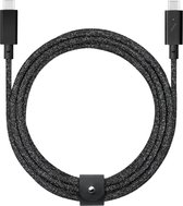 NATIVE UNION, Eco Belt USB-C naar USB-C-kabel - 2,4 m Cosmos, Zwart