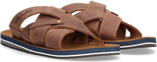 Australian Footwear Heren Slippers Nordwayk at sea Brown Leather - Bruin -  maat 49 | bol.com